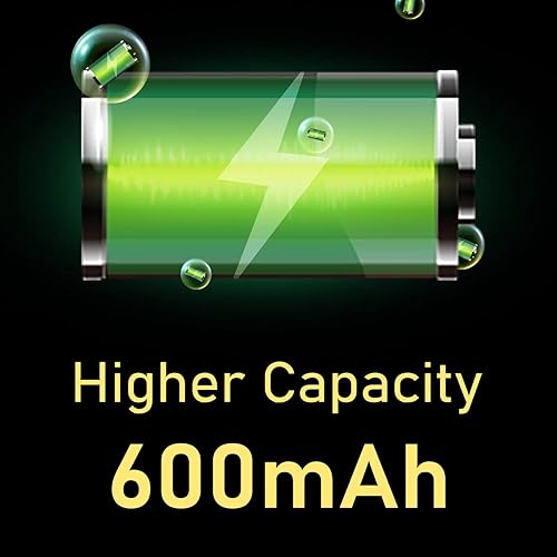 Vista 7 de BONAI Baterías recargables AAA de 1.2 V 600 mAh, 20 paquetes, batería NiMH para solar, luces de lámpara de jardín, antifugas (paquete de 20)