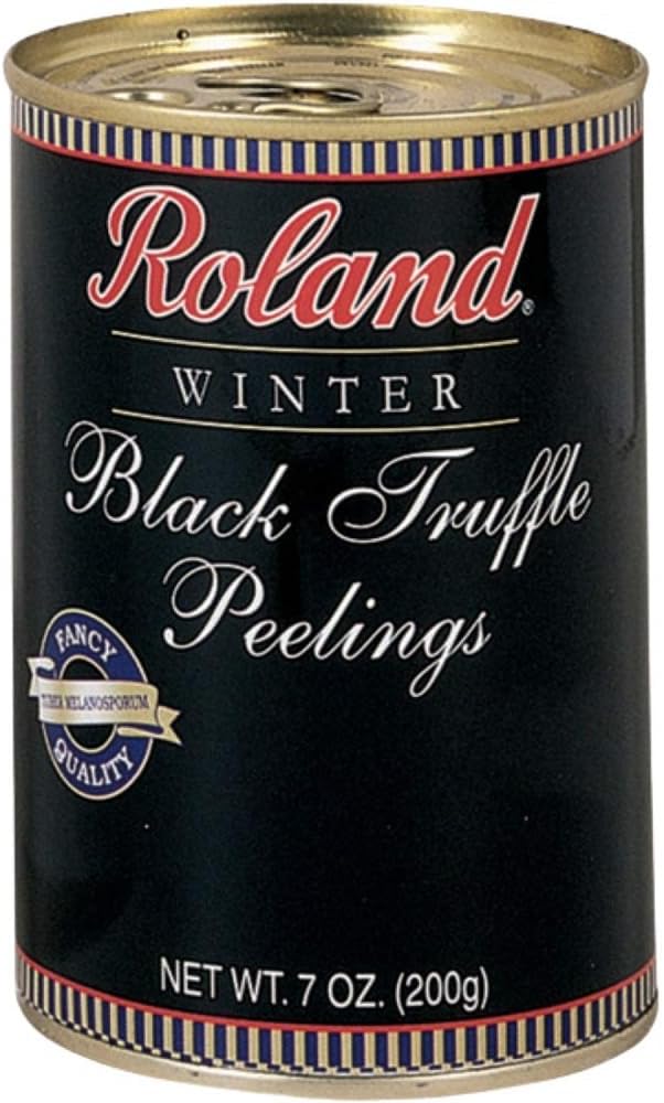 Roland Foods Himalayan Black Truffle Peelings, Specialty Imported Food, 7 Ounce Can, Pack of 1
