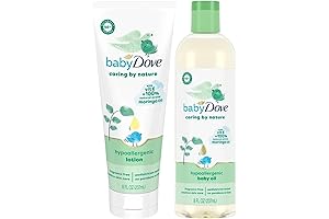 Dove Baby Oil and Baby Lotion: Gentle Care for Baby's Delicate Skin
