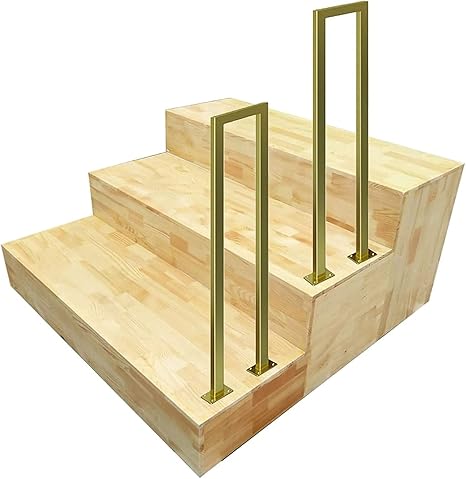 Amazon Co Jp コンクリート工程や木製の階段 屋内や屋外の階段のための金階段の手すり 廊下園の安全のための手すりピケット50 100cm Size 90cm 2 9ft Diy 工具 ガーデン