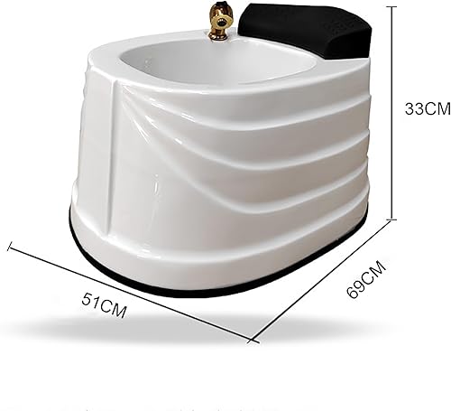 Miniatura 2 de DOSSAE Bañera de remojo de pies, bañera extra grande para remojo de pies, cubo de pies Acrliy, masajeador de pies y balde de pies masajeador de