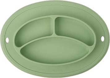 UpwardBaby Divider Plate with Suction Placemat, 6m+