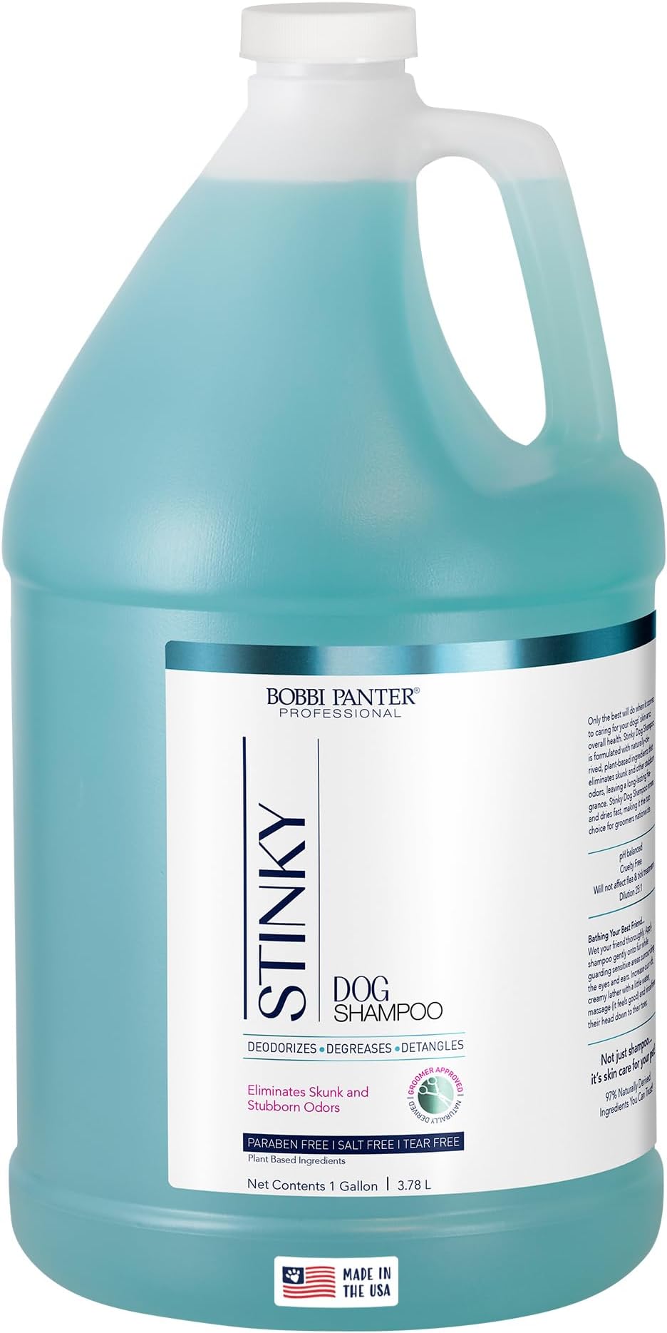 Moisture & Shine Dog Shampoo Argan Oil, Chamomile & Peppermint โ Deep Nourishing Natural Formula for Soft, Shiny Coat, Tear-Free, 20:1 Concentrate, Made in USA, 1 Gallon
