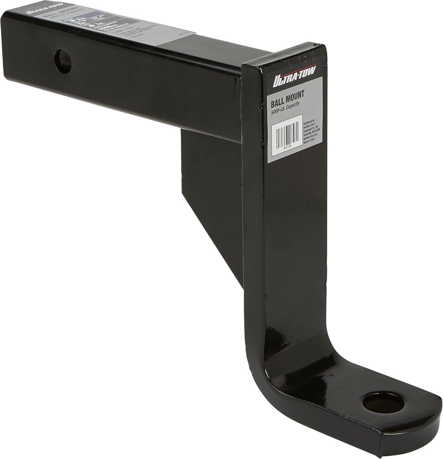 Ultra-Tow Steel Ball Mount - Class IV, 8in. Drop, 8000-Lb. Tow Weight, 14in.L