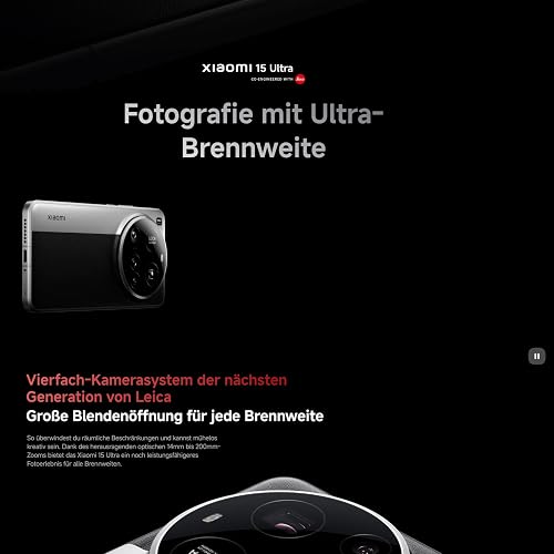 Xiaomi 15 Ultra Smartphone, 16+512GB, Silver, 100mm Leica 200MP super telephoto, 5410mAh battery, 90W HyperCharge, Xiaomi HyperAI (charger not included) - 7