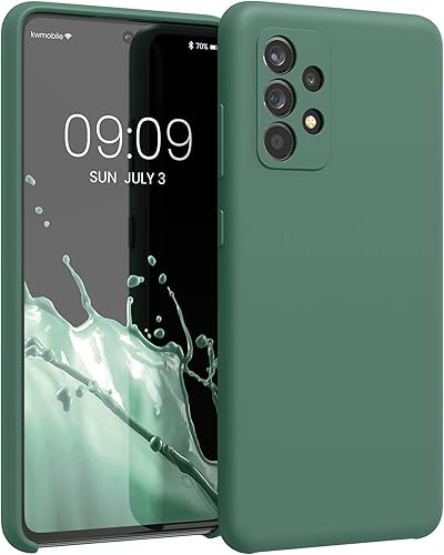 Miniatura 42 de kwmobile Funda Compatible con Samsung Galaxy A52 / A52 5G / A52s 5G - Cubierta de Teléfono de Silicona TPU con Acabado Suave - Macchiato