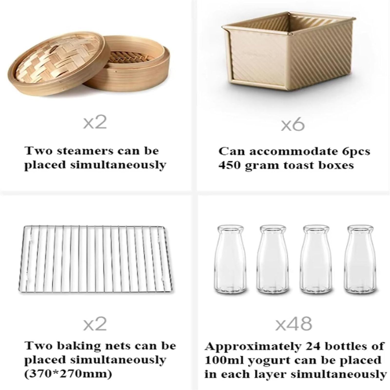 Amazon.com: Bread Proofing Box, 40L Electric Dough Proofer Machine