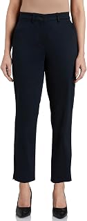 Symbol Premium Women Mid Rise Cotton Tapered Trousers (Flexi-Waist | Smart Casual Pants) (Available in Plus Sizes)