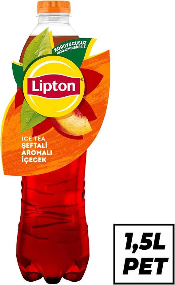 Lipton Ice Tea Peach Cold Tea Pet 1.5 L x 6 Pieces