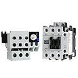 Baomain 3-Pole 50A Ith Magnetic AC Contactor with 22-34A Adjustable Thermal Overload Relay, 110V Coil, 1NO+1NC Auxiliary Contact, DIN Rail Mount, UL Listed (SP30-110V)