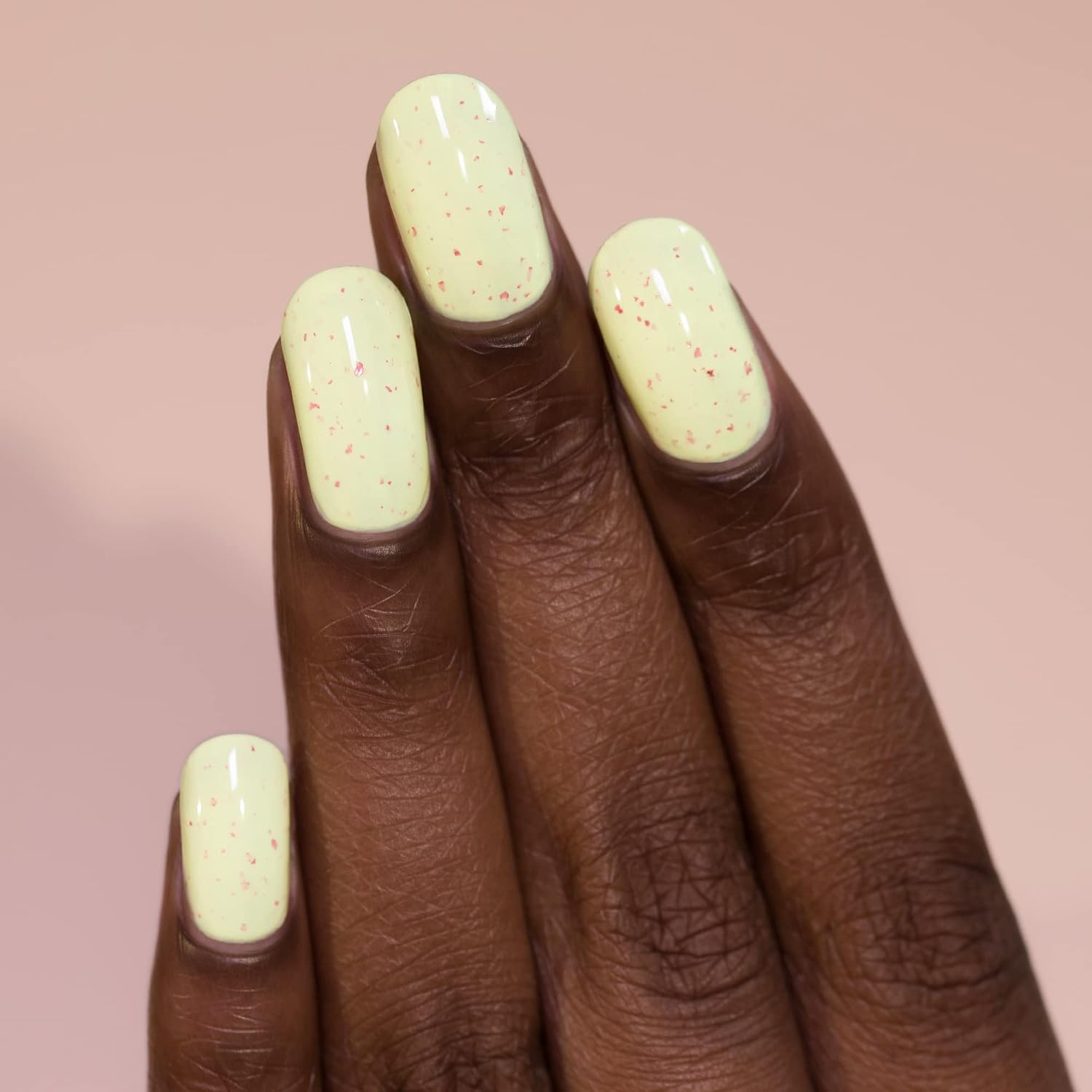 ILNP Lemon Cake - Pastel Lemon Yellow Speckled Nail Polish