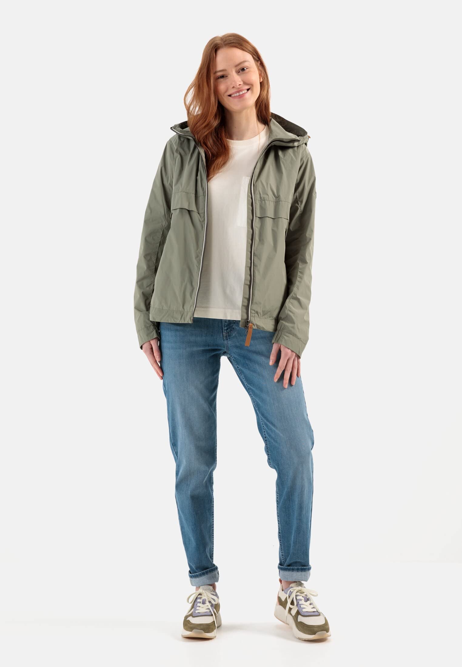 Camel Active Womenswear Damska kurtka 320590/1R26, Sage, 34, Sage