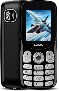 Lava A1 Tejas Dual SIM Keypad Phone with 2'' Big Display | Long-Lasting AI Battery | Type C USB Port | Vibration Alert | F... Price In India