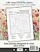 Floral Garden Word Search for Adults: 90 Relaxing Large Print Puzzles - Flowers • Wildlife • Cozy Moments • World Gardens