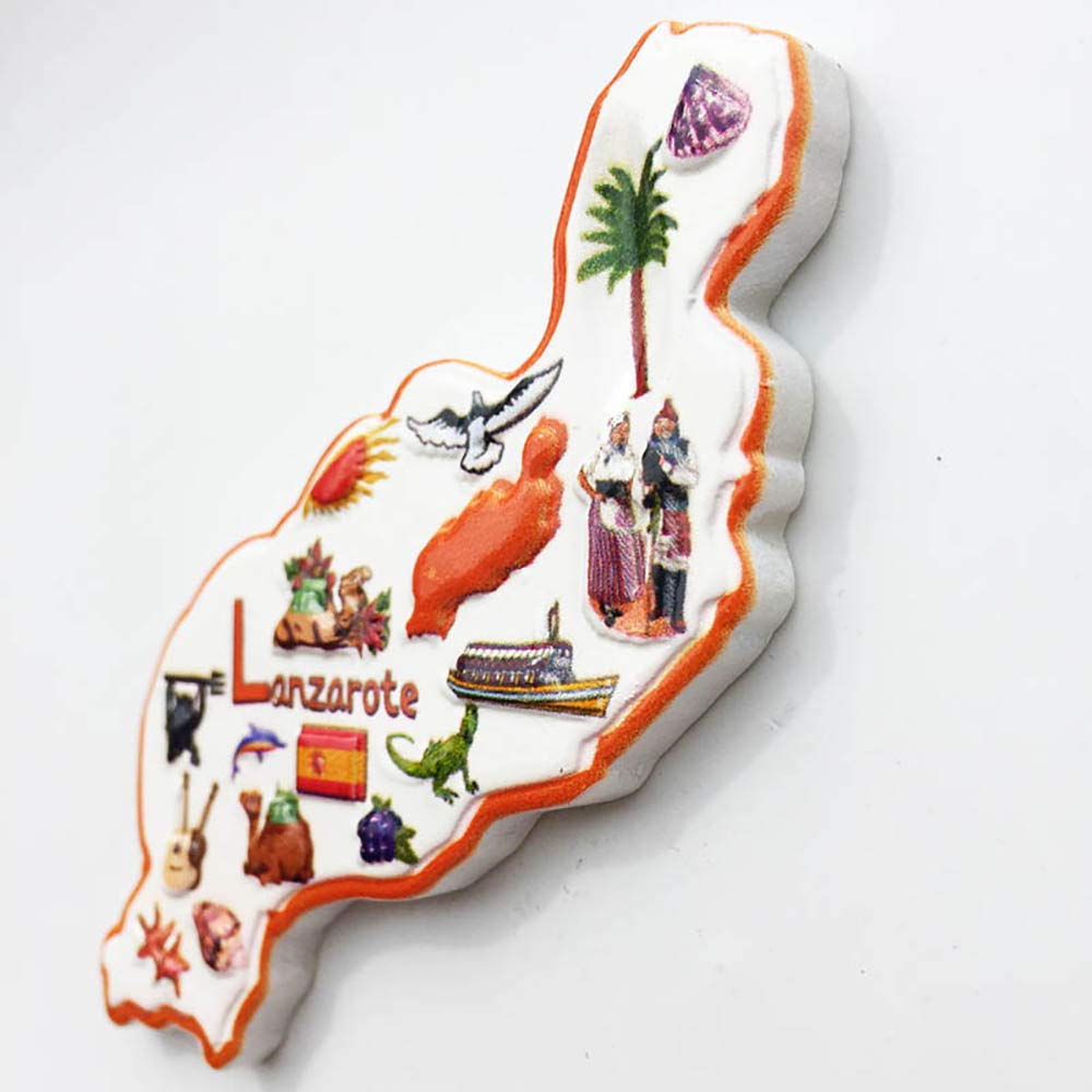 Lanzarote Spanje Koelkast Magneet Souvenir Gift Home Keuken Decoratie Lanzarote Spanje Koelkast Magneet Souvenir Gift Home Keuken Decoratie