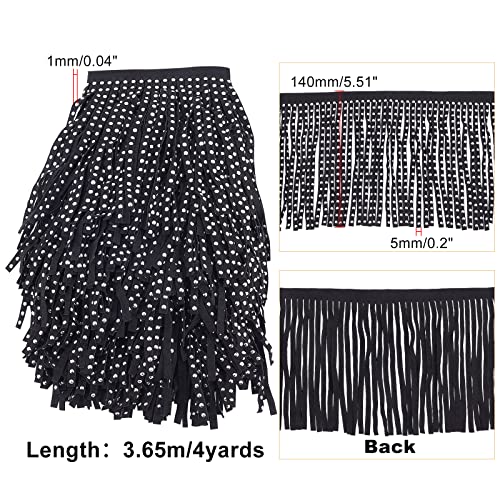 Franges en daim synthétique 2.7m : la solution pour réparer vos sacs