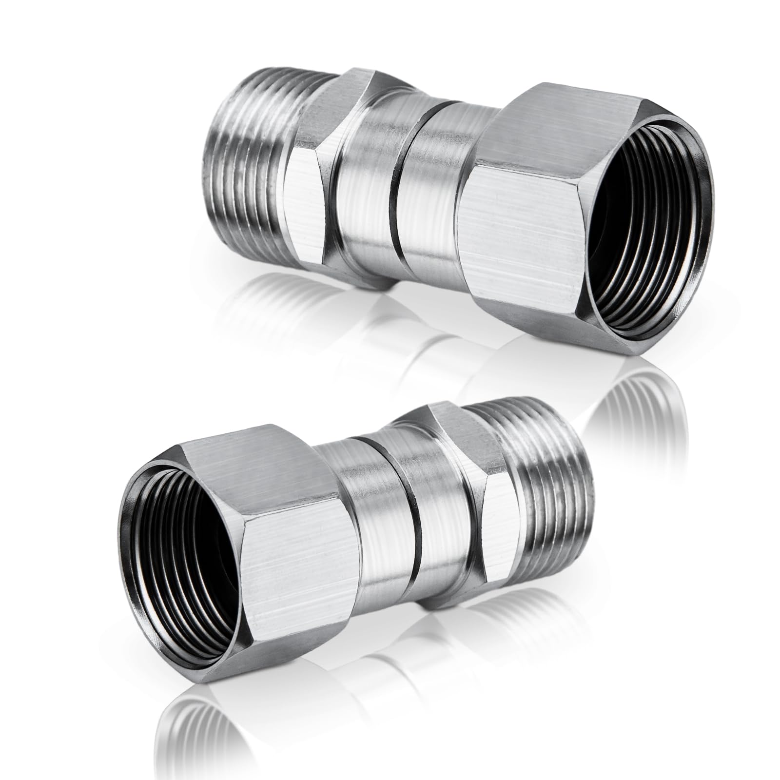 Raccord pivotant M22 14mm pour éviter l'entortillement du flexible de nettoyeur pression