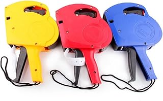 Gracetop MX5500 8 Digits Price Tag Gun Labeler with 1pcs Labels and 1pcs Ink Refill (Yellow)