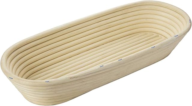 Westmark Kosz fermentacyjny, Na 1500-2000 g ciasta, Owalny, Długość ok. 40 cm, Rattan, Jasnobeżowy, 32022270
