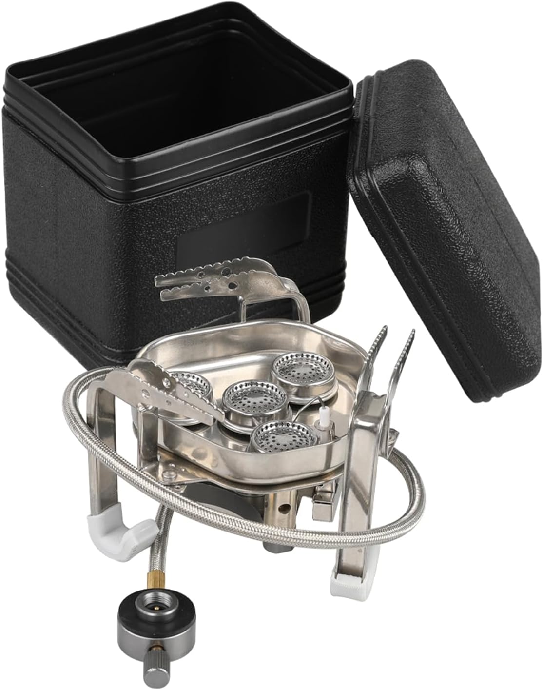 9800W Camping Stove Burners Adjust Able Backpacking Wind Camp Portable for Backpacking Burners