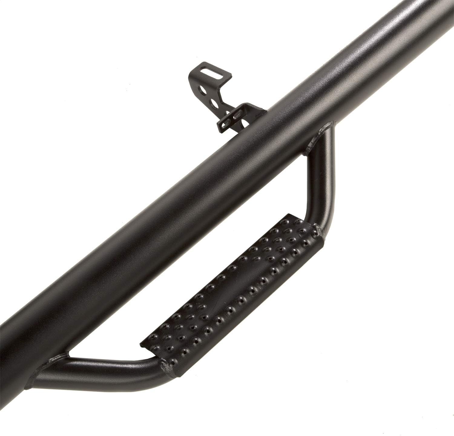 Rugged Ridge 11596.04 Spartan Nerf Bar Kit, Textured Black; 18-Current Jeep Wrangler JLU, 4 Door