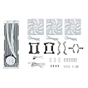 Cooler Master ML360L Core ARGB CPU Liquid Cooler - White | Support Intel & AMD Processor - LGA1700, LGA1200, LGA1151, AM5, AM4 | Gen S Dual Chamber Pump | 360mm AIO | New Pressure Optimised Fans gallery image