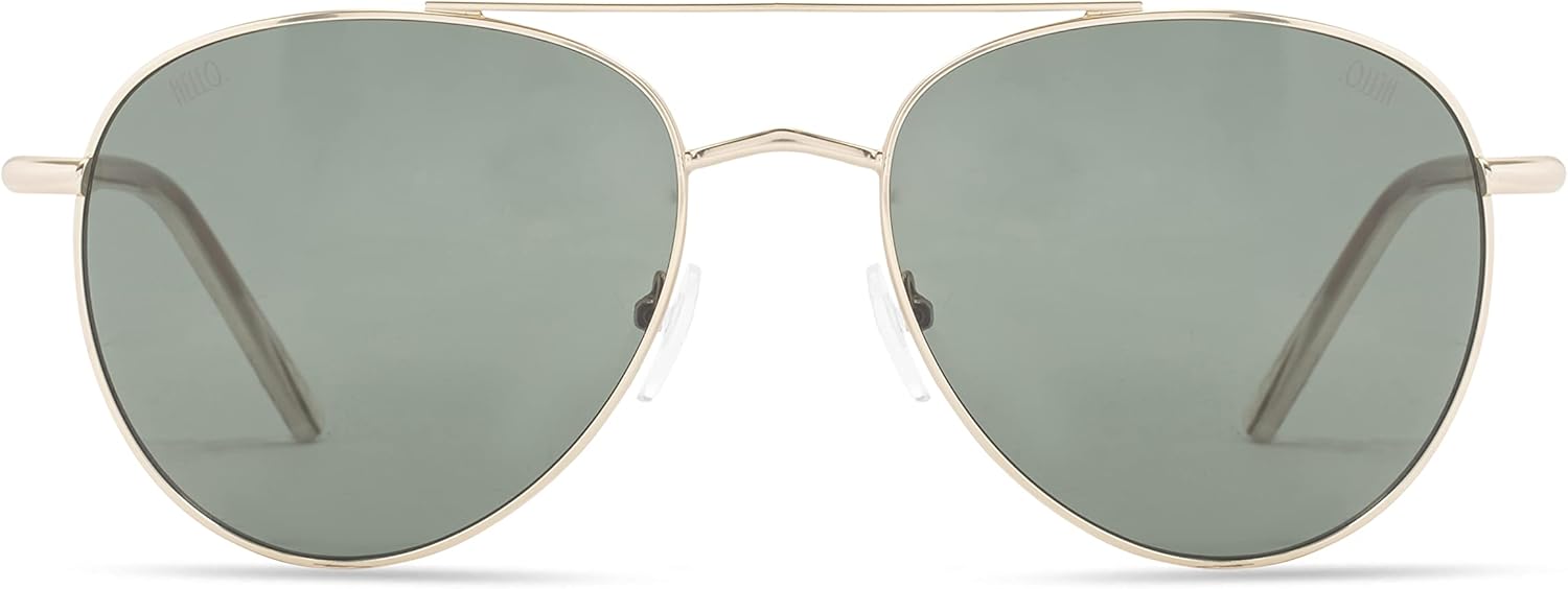 Rae Dunn - MAVERICK Premium Sunglasses with HELLO SUNSHINE. Signature Artwork