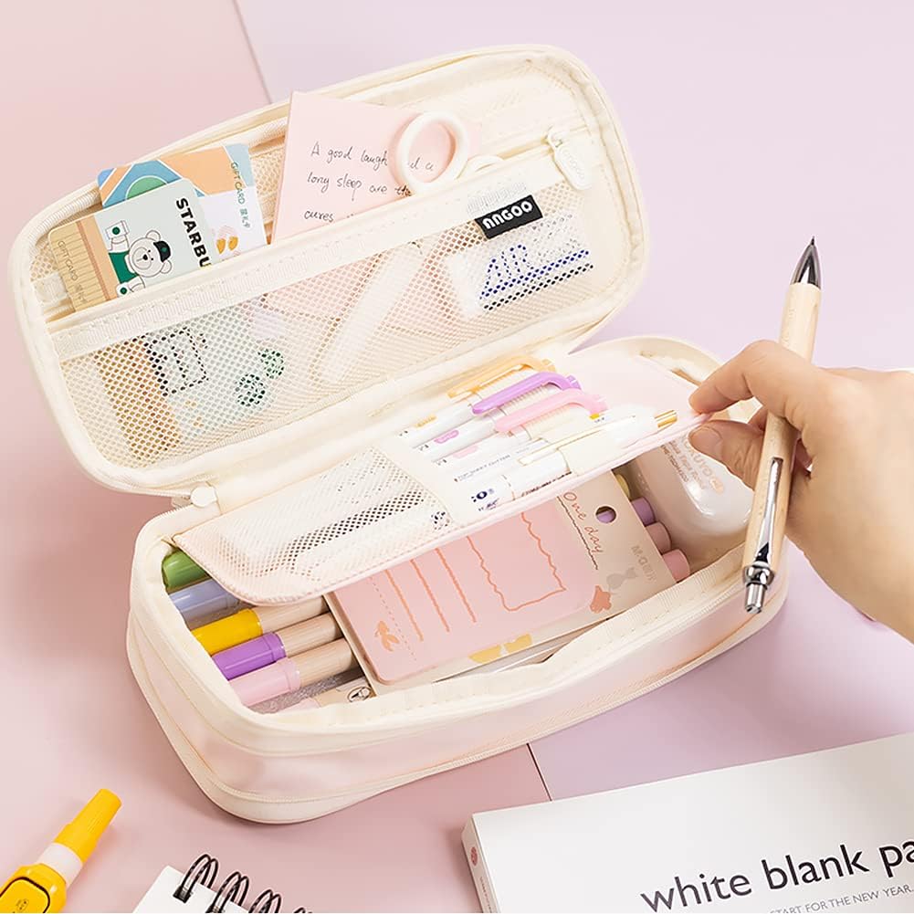 MAMUNU Expandable Pencil Case, Large Capacity Pencil Case with Compartments - Image 3