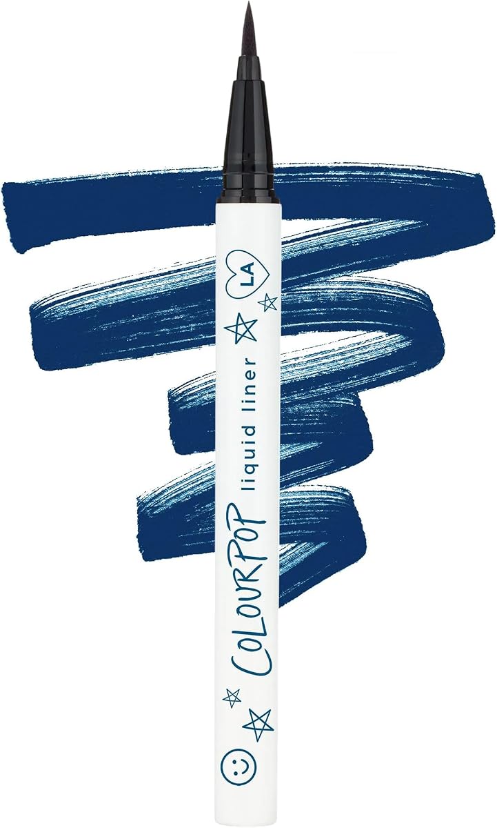 ColourPop BFF Liquid Liner - Delineador de ojos líquido con punta de fieltro de precisión - Delineador de ojos de color altamente pigmentado y edificable con una fórmula resistente a la transferencia - Crzy (0.02 oz)