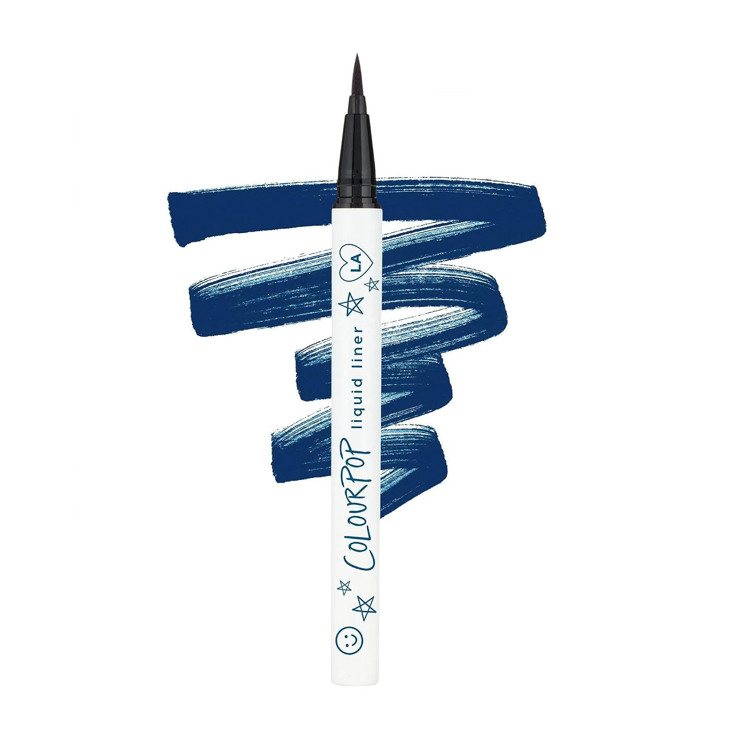 ColourPop BFF Liquid Liner - Precision Felt Tip Liquid Eyeliner Pen - High-Pigment & Buildable Colored Eyeliner with a Transfer Resistant Formula - Crzy (0.02 oz)