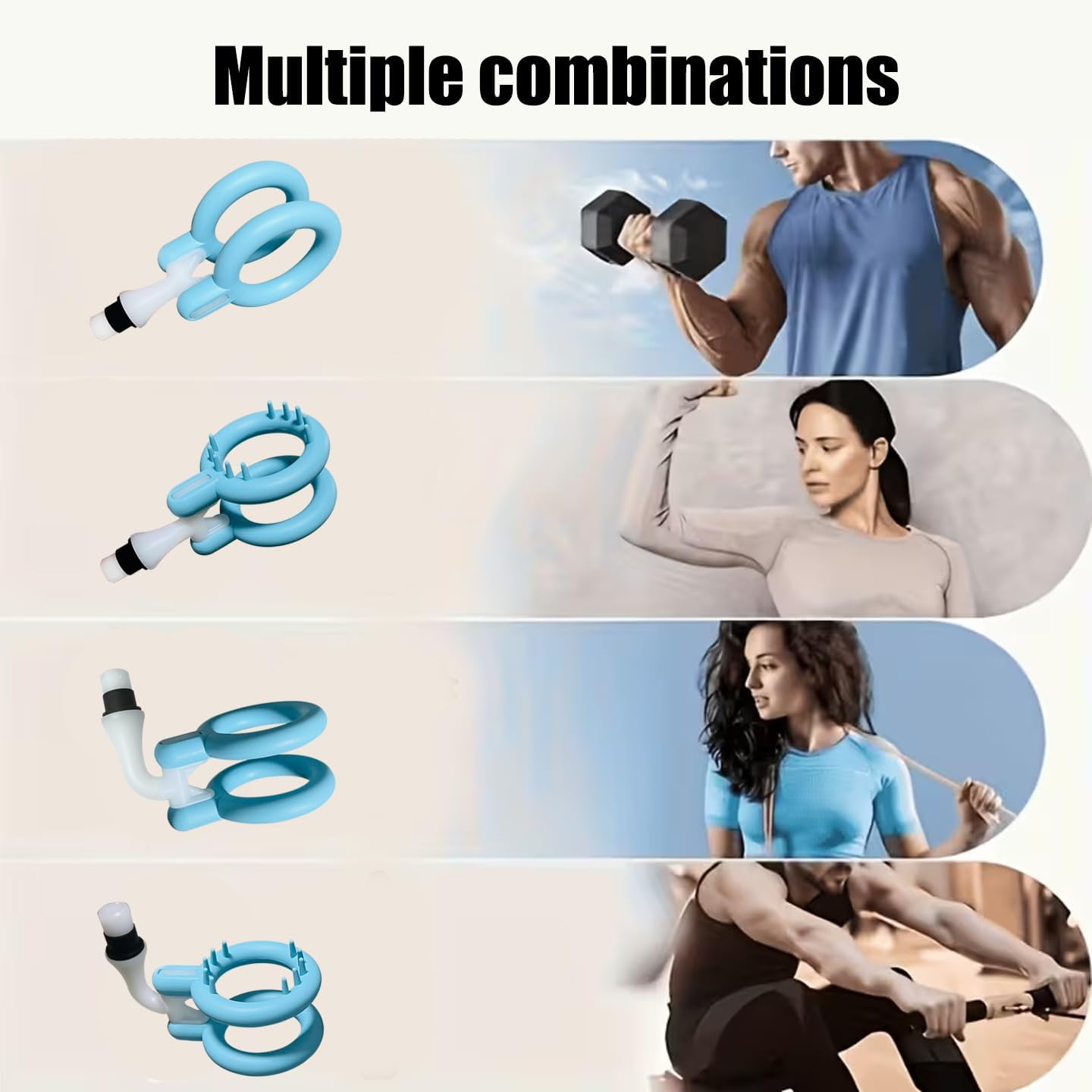 Massage Gun Head Attachment for 12-19mm Shaft, Replaceable Silicone Fascia Gun Head, Fitness Accessories for Muscle Relief (GM32mm1.26in)