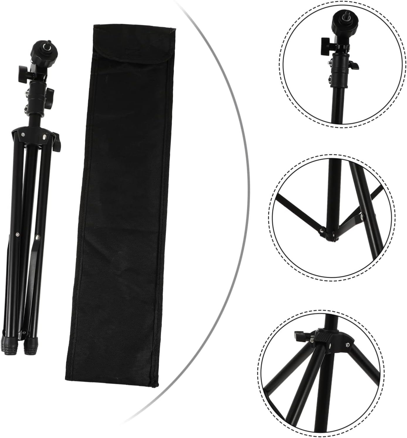 Toyvian Practical Metal Marching Snare Drum Practice Rack Dumb Drum Holder Tripod Shelf Versatile Percussion Accessory Stand