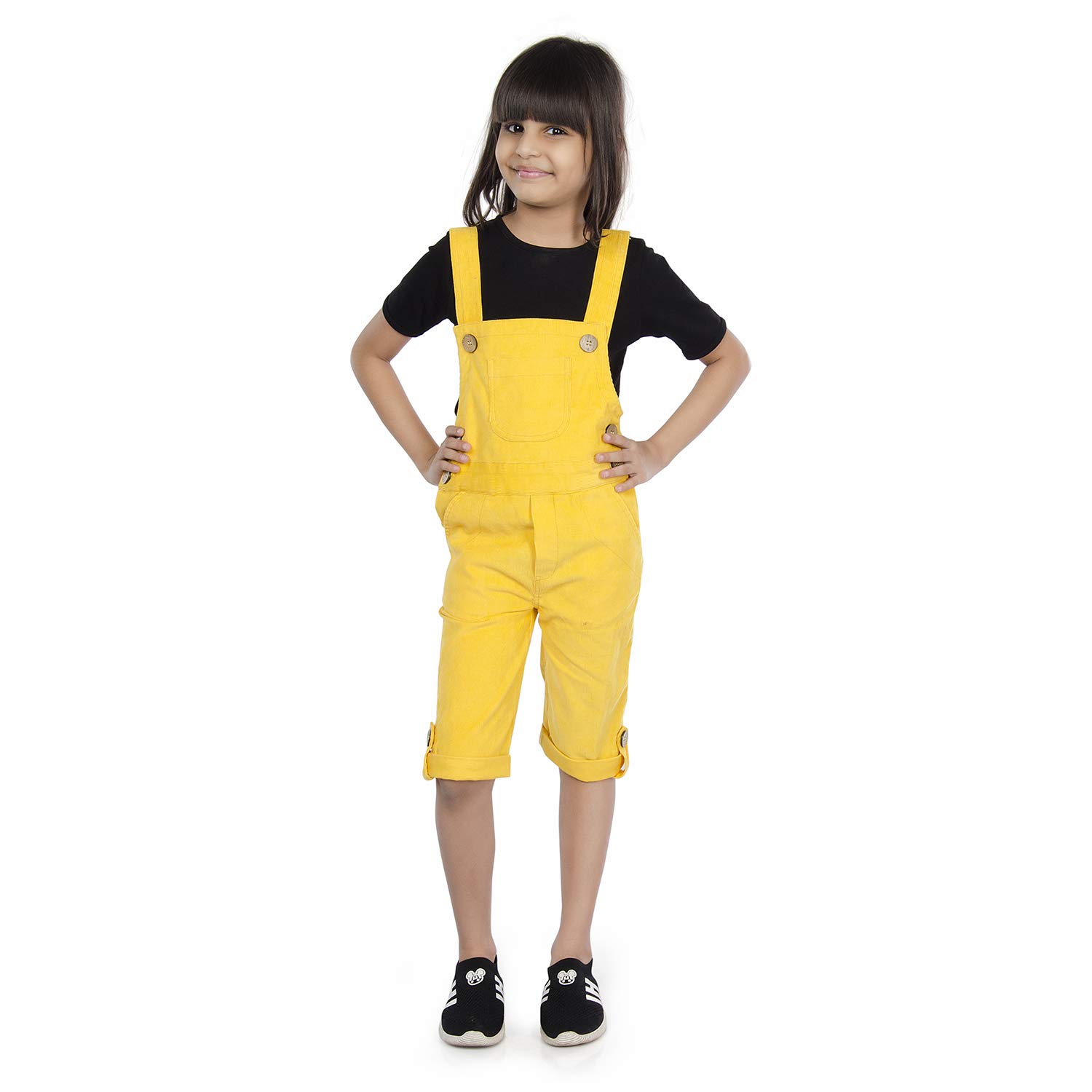 yellow dungaree