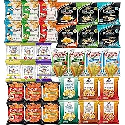 Snacks Variety Pack for Adults - Snack Box Care Package - Bulk Healthy Snack Bag Assortment (34 pack)