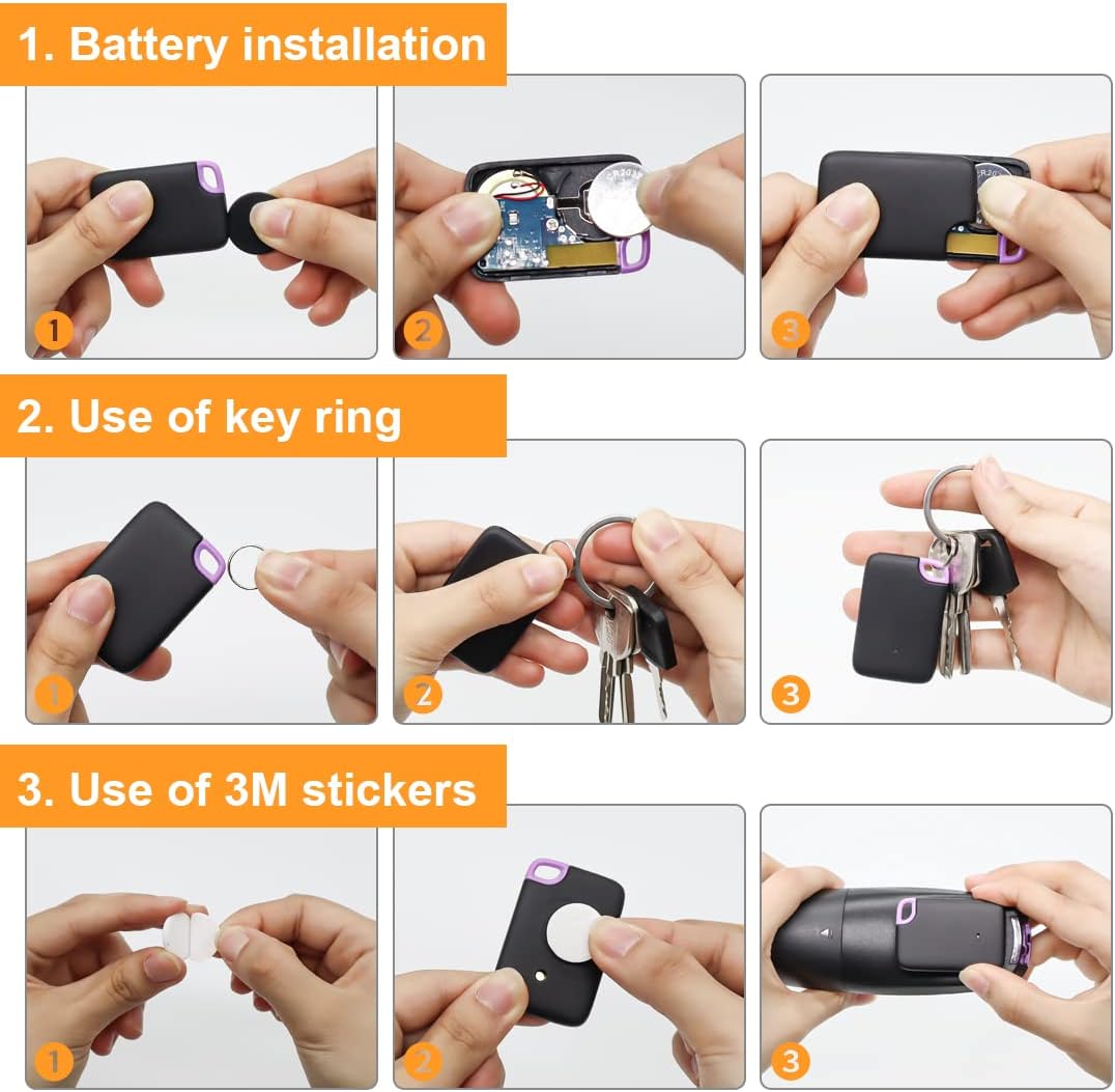 key finder locatorkey trackerrf item tag beeper alarm tracking device with 1 transmitter and 4 receiverseasy to usefind my car keyswallettv remo