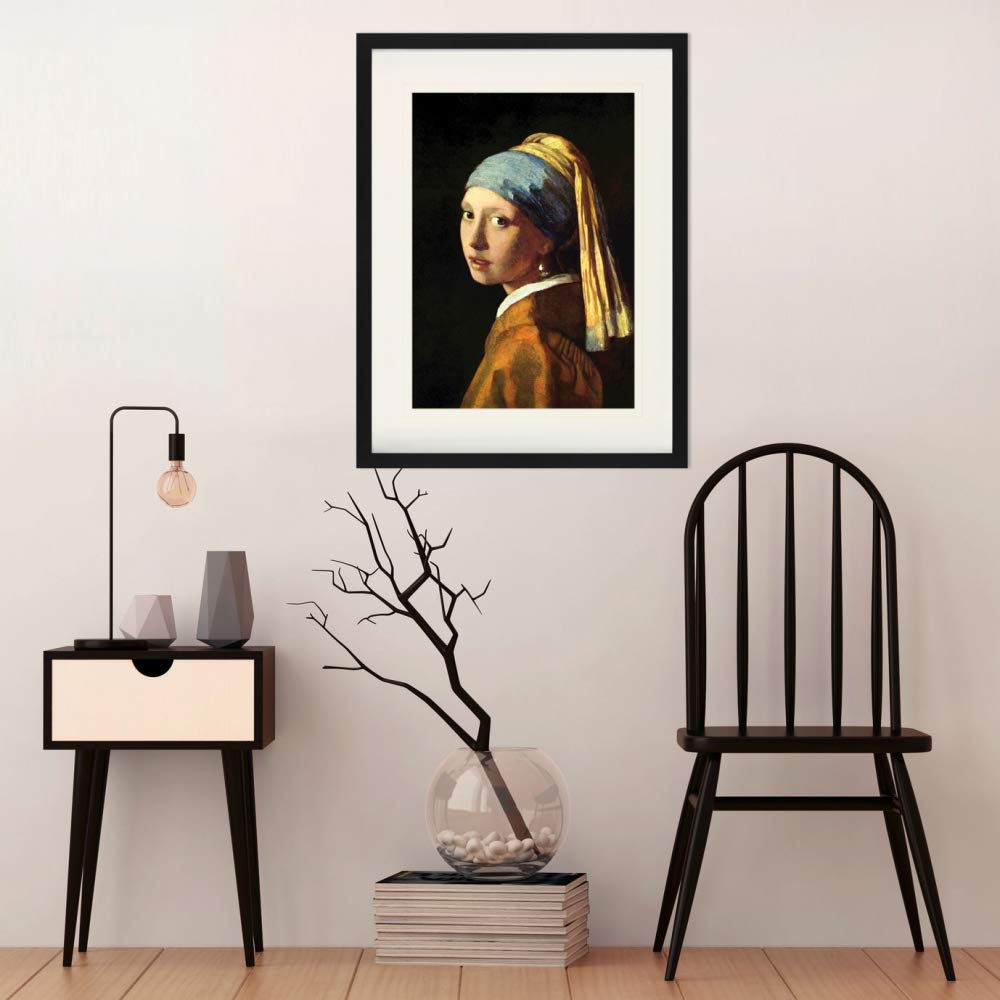 Affiche Johannes Vermeer - La Jeune Fille à la perle