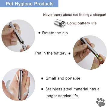 Veterinary Otoscope Kit,LED Vet Pet Cat Dog Ear Inspection, with 3X Magnifying Glass and penlight, Checking Pets Ears Eye Oral Cavity,Apply to Pets of All Ages Dogs Cats Rabbit
