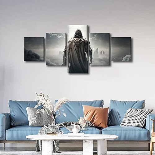 Miniatura 225 de 1 panel de lienzo para decoración de pared, lienzo moderno para el hogar, arte de pared para dormitorio y oficina, decoración de pared abstracta