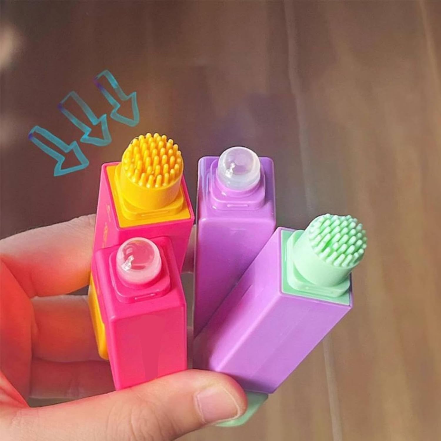 Double-Headed Instant Stain Remover Pen, Portable Stain Remover Stick, Waterless, for Oil Wine and Food Stains, Dates, Office, Travel Using (4PCS)