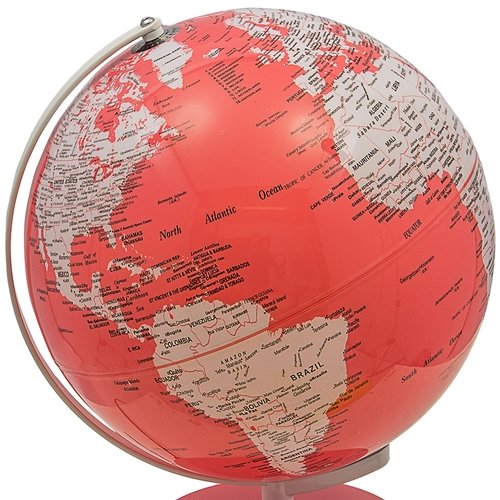 Globo Iluminado Rosa Fullway - 40x31 cm