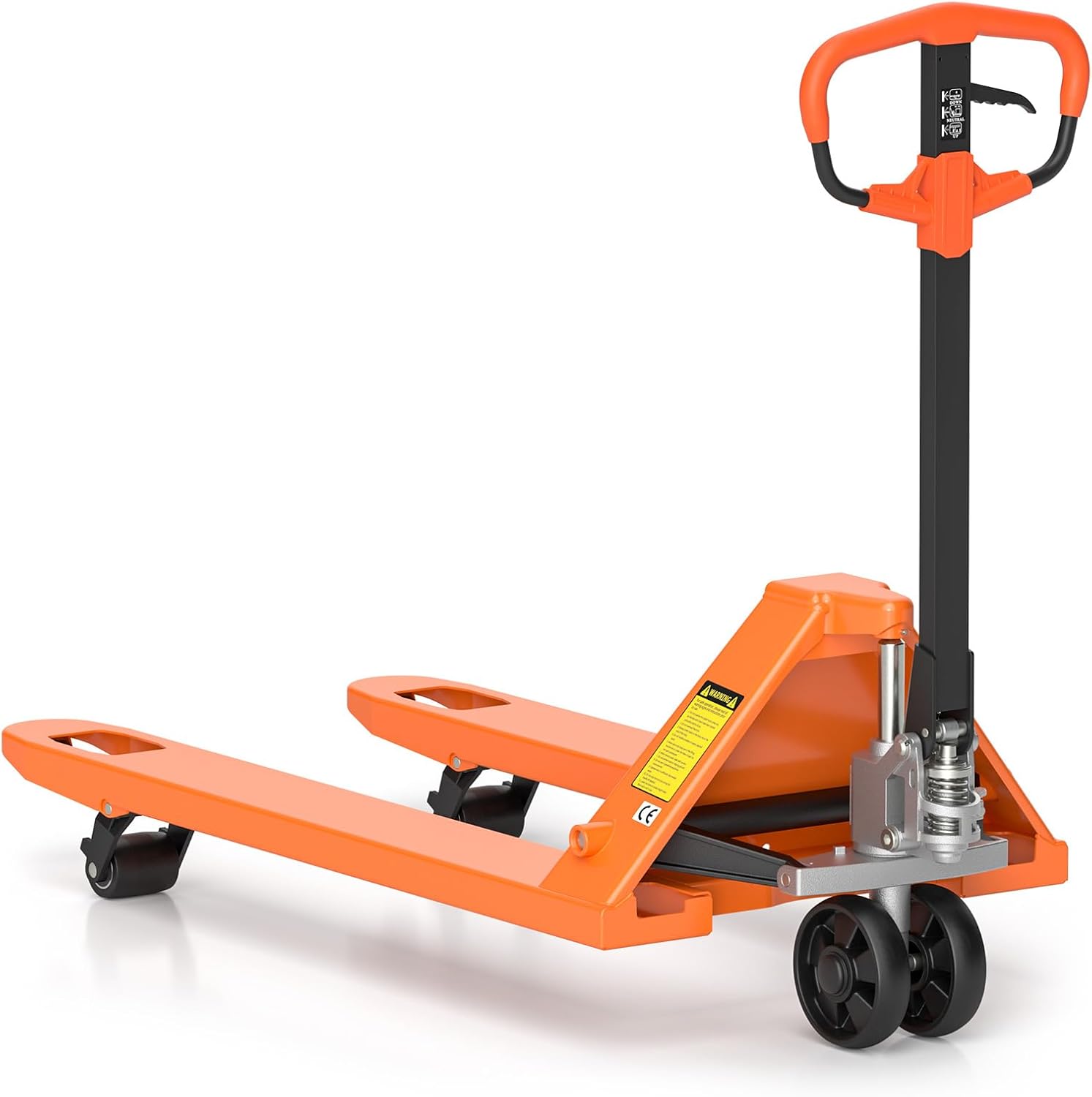 Tory Carrier Pallet Jack Truck 5500 lbs Capacity, 21" x 48" Forks, Heavy Duty Manual Pallet Truck with Non-Marking PU Wheels for Narrow Aisles Warehouse, Workshops - Amazon product rated Grade B