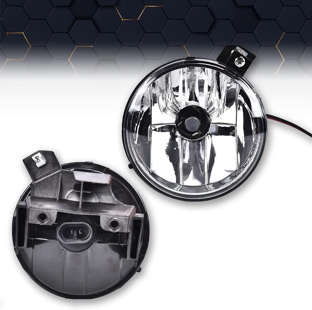 PIT66 Fog Light, Compatible with Dodge 01-03 Dakota R/T/02,04 Dakota SXT/01-04 Dakota/04 Dakota/01 Durango Base/03 Durango SXT/01-03 Durango/02-03 Durango Right Side Bumper Fog Light Lamp