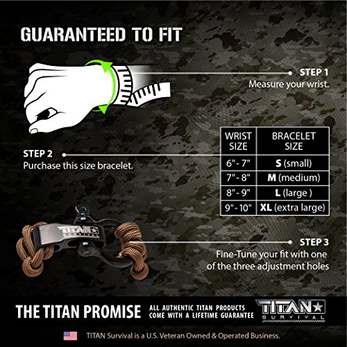 Titan Paracord Survival Bracelet