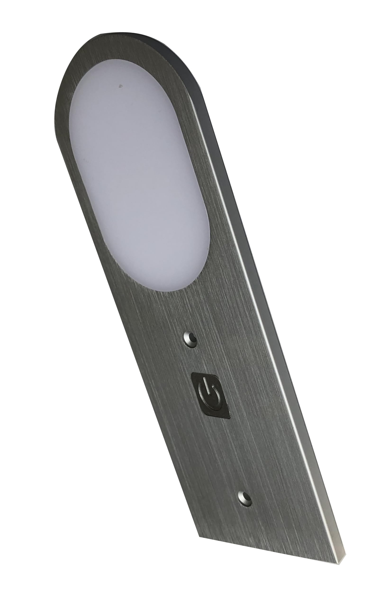 ACCE Superdun en aluminium behuizing, led-onderbouwlamp, keukenmeubellamp, neutraal wit of warm wit, incl. converter, één spot met schakelaar (warm wit, 3ER