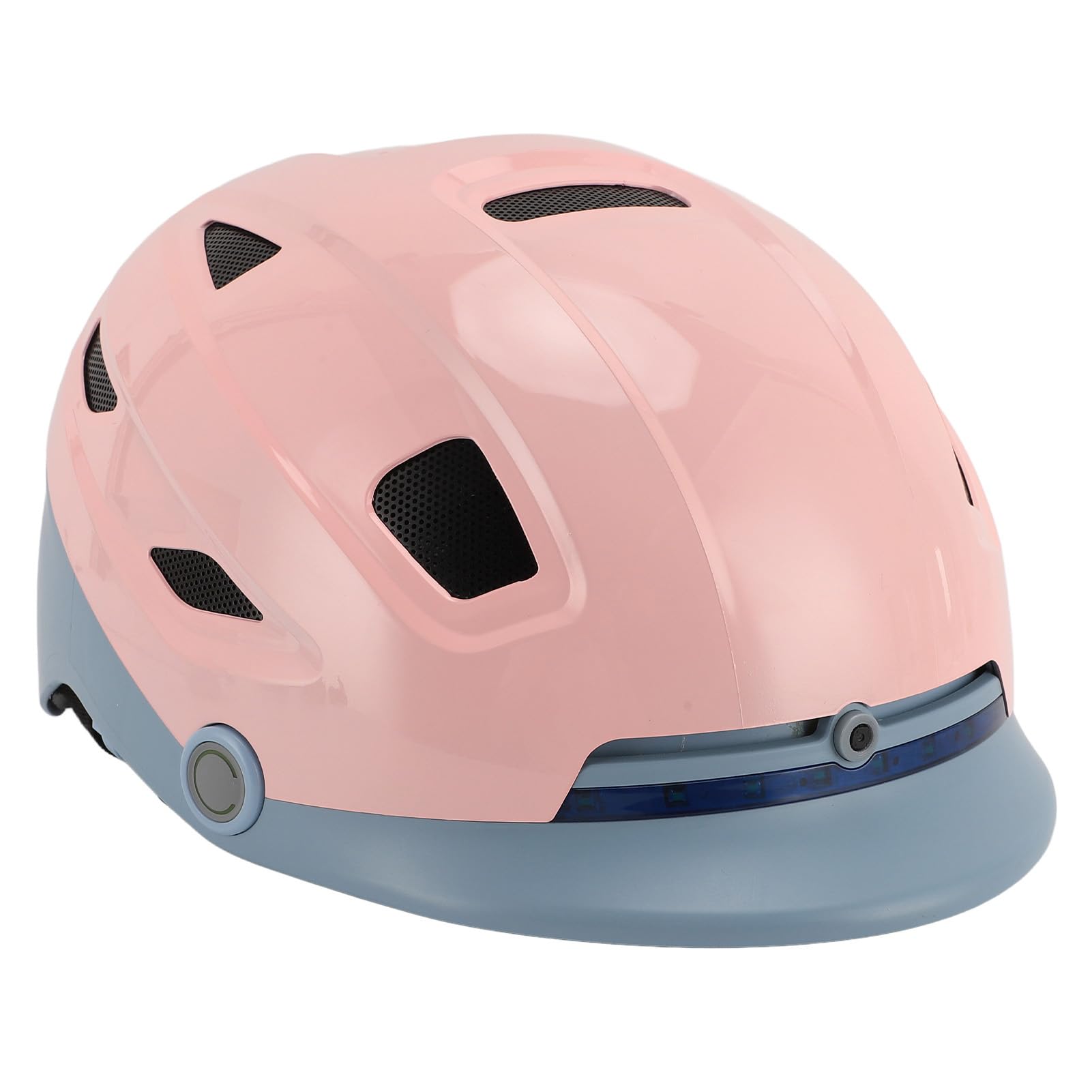 Casco Inteligente Bicicleta Casco De Bicicleta con Altavoces Más Grandes, Detección De Caídas, Luces LED Cámara Incorporada, Control Remoto para Ciclismo