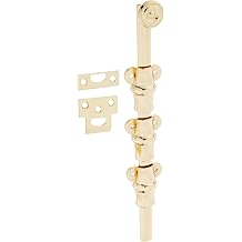 Baldwin 0381031 Surface Bolt, Unlacquered Bright Brass