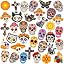 Skull Day of the Dead Pins
