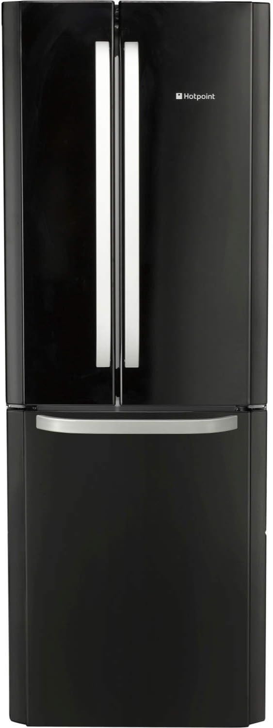 Hotpoint FFU3DK 450 Litre Freestanding Fridge Freezer 60/40 Split Frost Free 70cm Wide - Black [Energy Class A+]