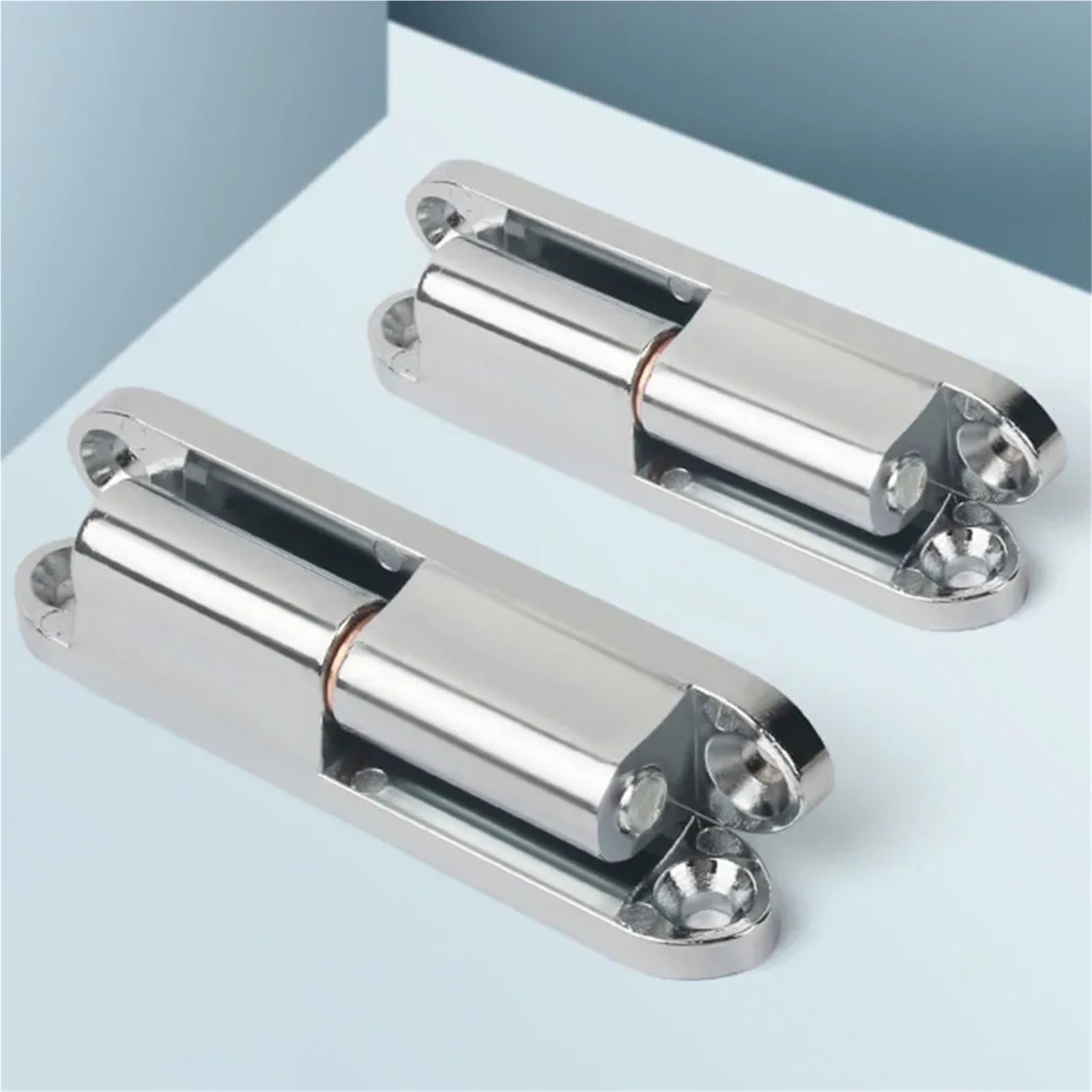 Cerniere Invisibili per Porte 2 Pezzi Cerniera Staccabile Scatola elettrica Industriale Cerniera Porta Armadio Staccabile in Lega di Zinco Argento Armadio Cerniera 180 Gradi mobili(60mm)