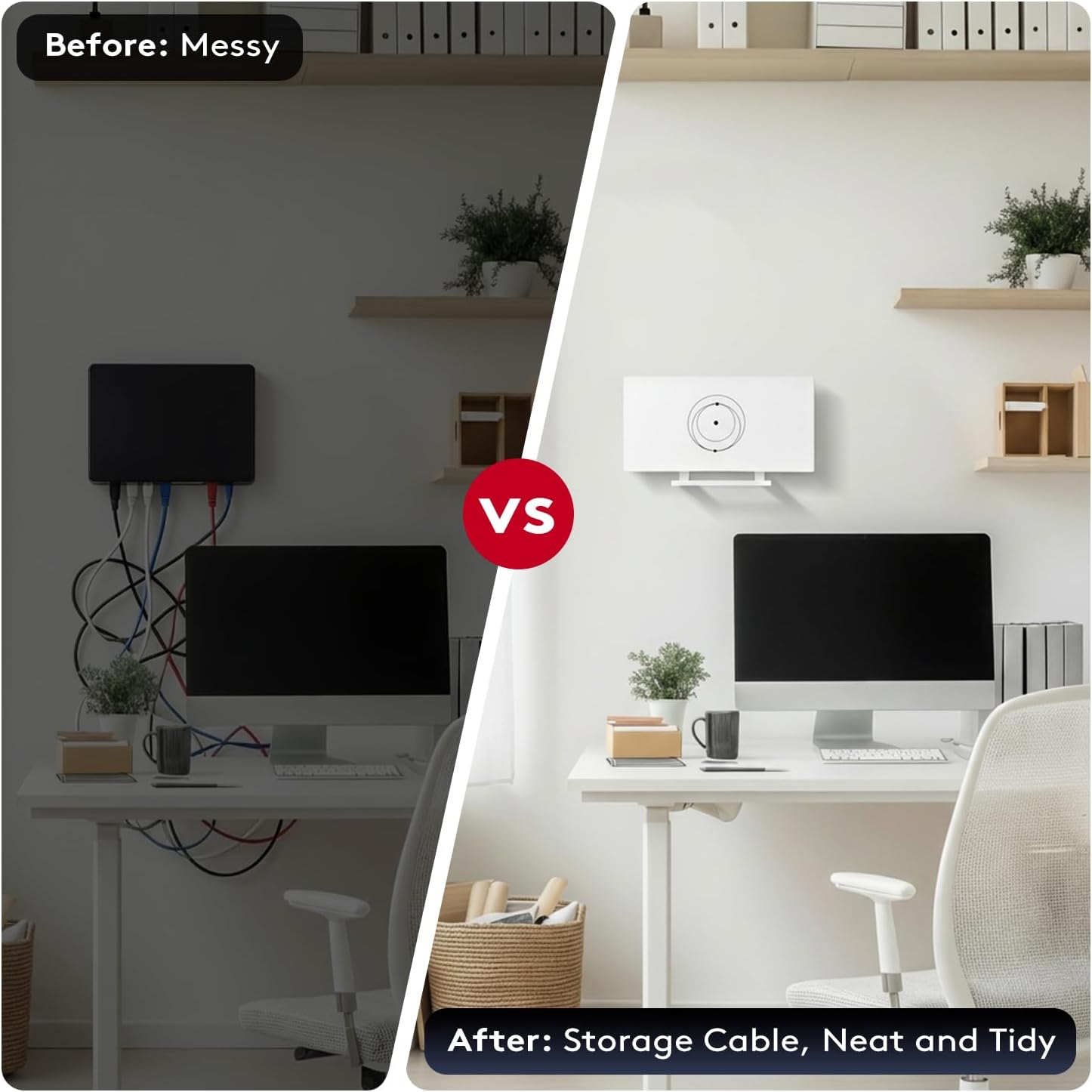 Compatible with Starlink Gen 3 Mounting Kit and Router Mount, 18 Inch Wall/ Roof Pipe Mount for V3 Satellite Dish, Router Mount for V3 Mesh Router, Includes Aluminum Alloy Adapter, Wrench & Drill Bit